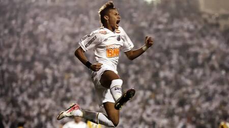 Neymar en su primer paso por el Santos. Foto: Reuters