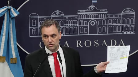 Manuel Adorni, vocero presidencial. Foto: Presidencia.