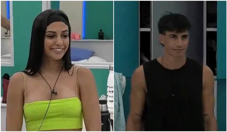 Rosina y Alan de Gran Hermano. Fotos: captura Telefe.