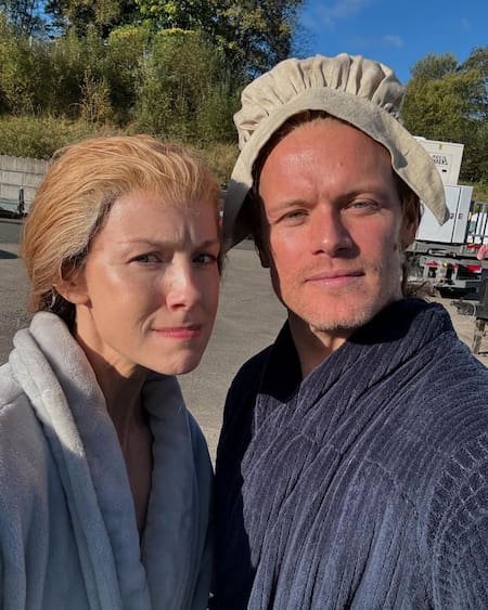Terminaron de grabar Outlander. Foto Instagram @samheughan