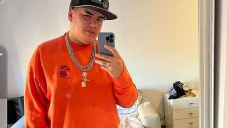 Lucho Cantero, hijo del líder de Los Monos. Foto: Instagram.