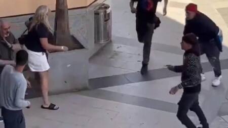 Violento robo. Foto: captura.