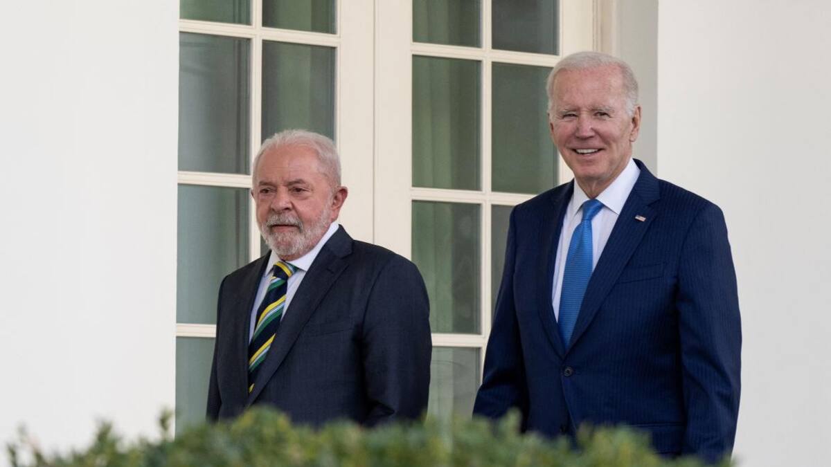 Lula da Silva y Joe Biden. Foto: Reuters.