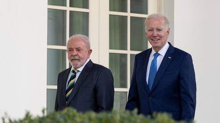 Lula da Silva y Joe Biden. Foto: Reuters.