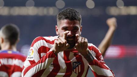 Rodrigo de Paul en el Atlético Madrid. Foto: Reuters.