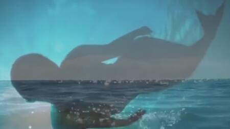 Sirena en el Lago Titi Caca