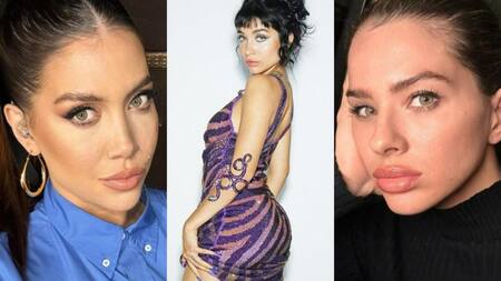 Wanda, María Becerra y la "China". Fotos: Instagram.