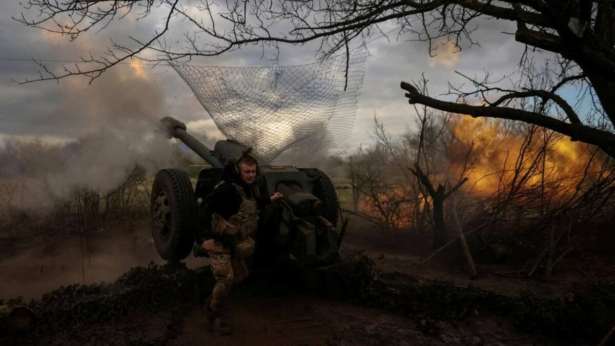 Batalla en Bajmut. Foto: Reuters.
