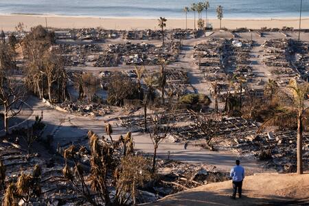 Incendio en Los Ángeles, California. Foto: Reuters.