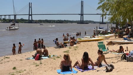La Florida, playa ubicada en Rosario. Foto: Instagram / Viajes y Turismo Rosario.