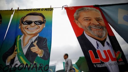 Elecciones en Brasil, Bolsonaro y Lula, Reuters