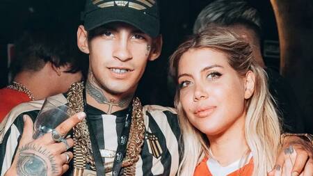 Wanda Nara y L-Gante. Foto: Instagram/lgante_keloke