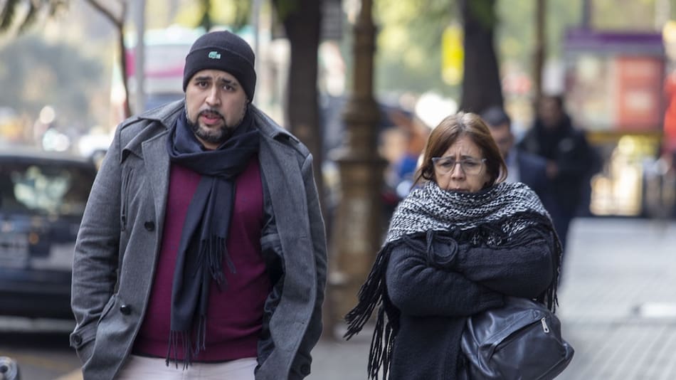 Ola de frío; ola polar. Foto: NA (Daniel Vides)