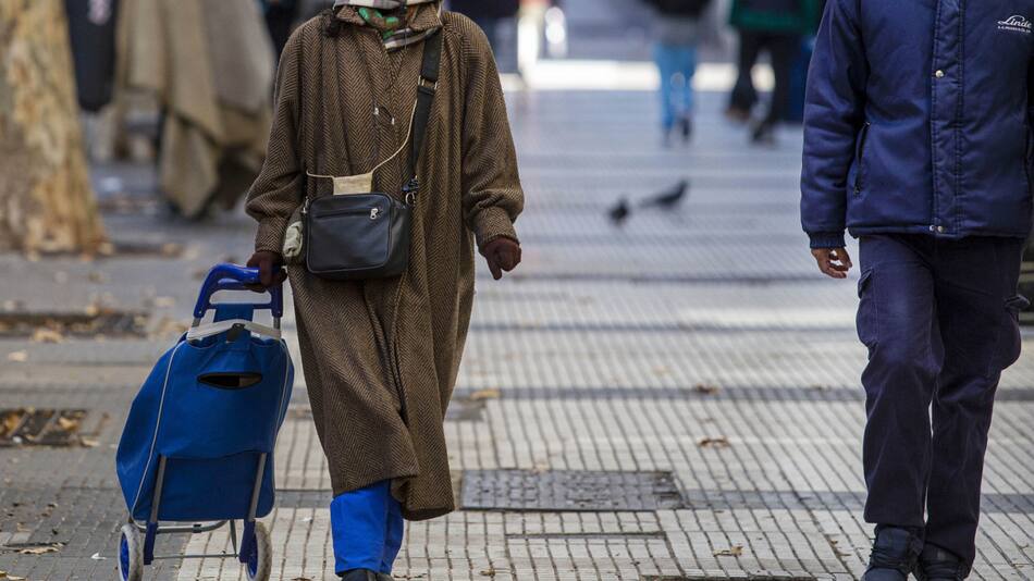 Ola polar en Buenos Aires. Foto: NA