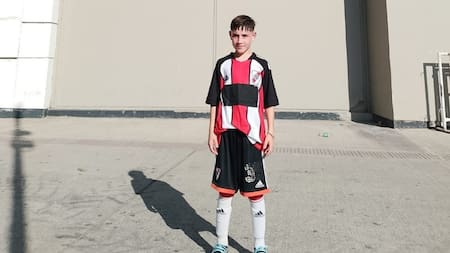 Ian Barrios, nueva promesa de River. Foto: Olé / redes sociales