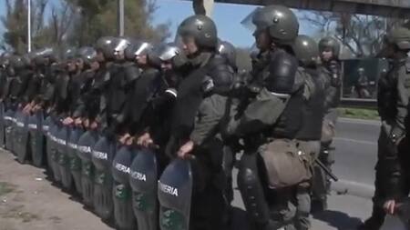 Protesta en Cresta Roja