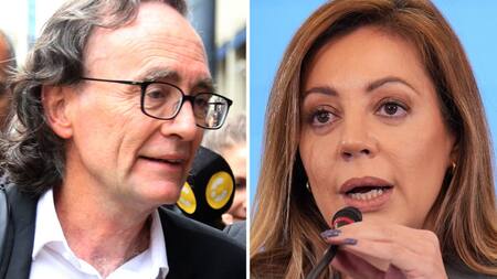 Osvaldo Giordano y Flavia Royón. Foto: NA.