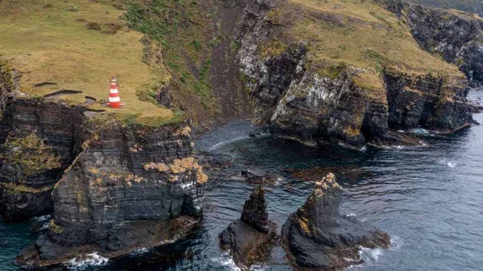 Faro Cabo San Pío, en Tierra del Fuego. Foto: NA.