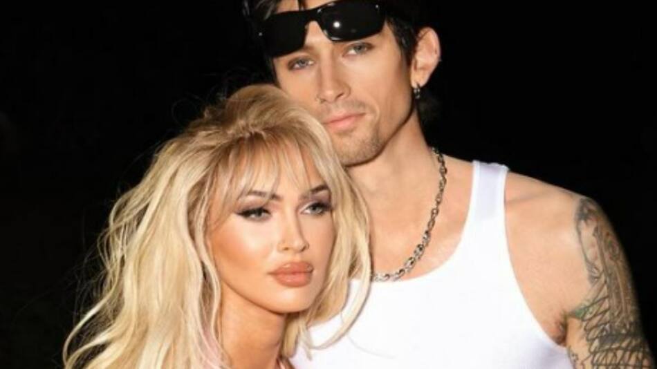 Megan Fox y su pareja. Foto: Instagram/machinegunkelly