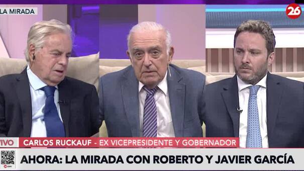 Carlos Ruckauf analizó la actualidad argentina en La Mirada