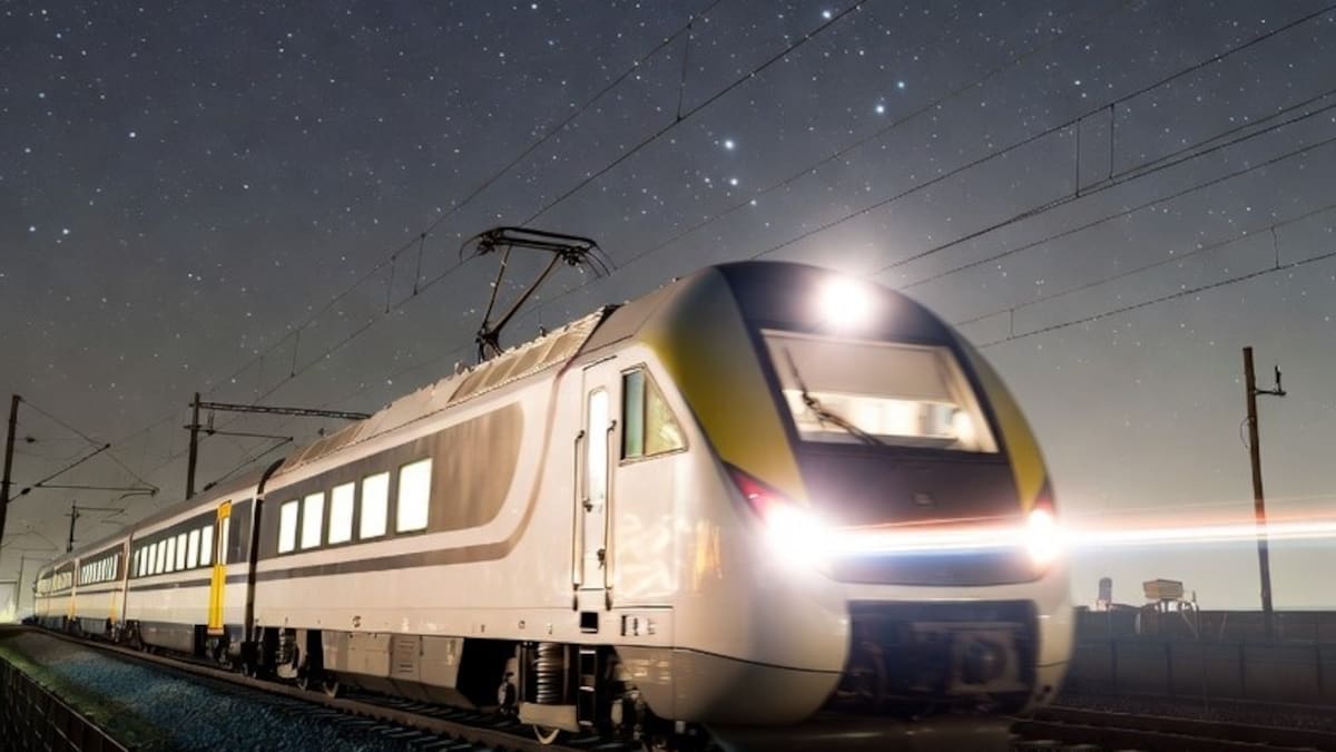 Tren nocturno.