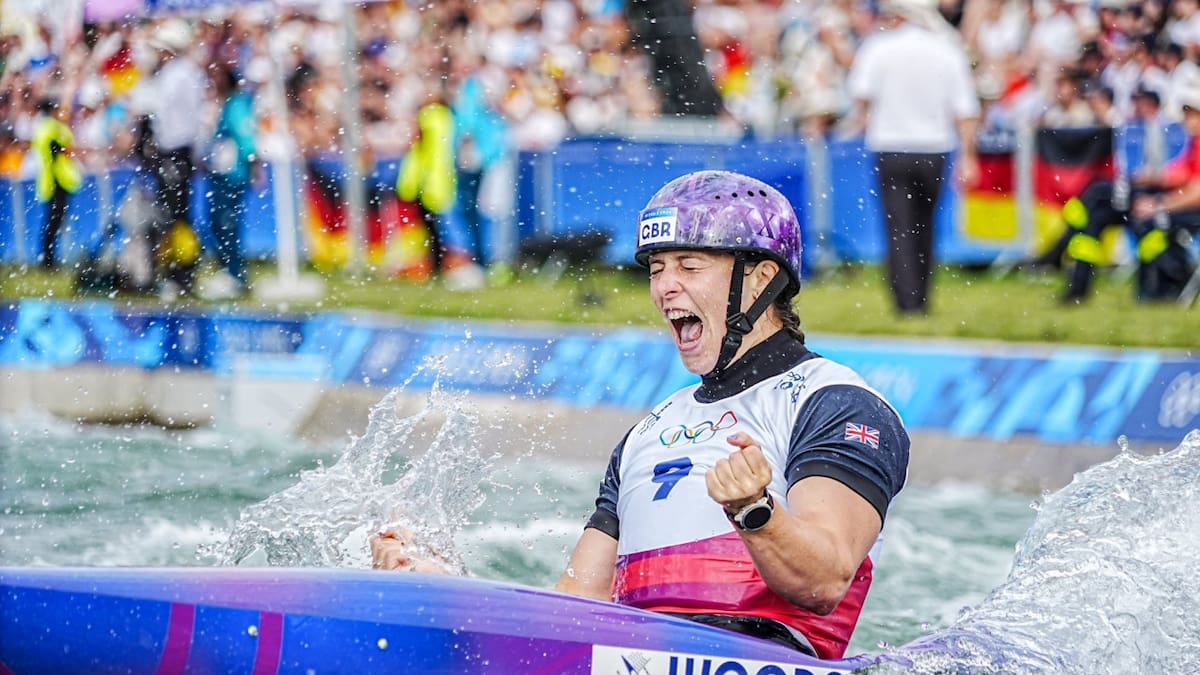 La atleta Kimberley Wood consiguió una medalla de bronce. Foto: X
