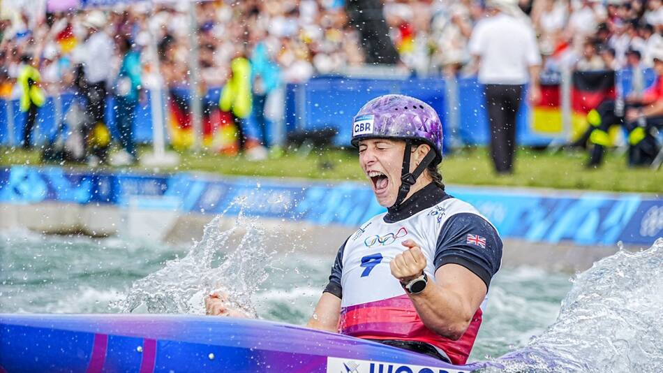 La atleta Kimberley Wood consiguió una medalla de bronce. Foto: X