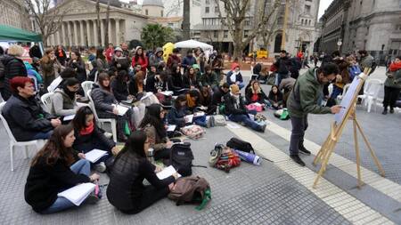 Jóvenes en la Argentina. Foto: NA.