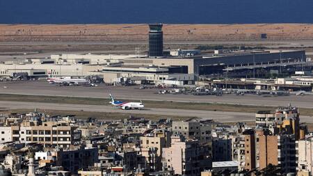 Aeropuerto de Beirut. Foto: Reuters.