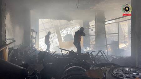 Ataques de Israel en la Franja de Gaza contra Hamás. Foto: Reuters.