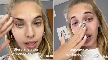 Pasajera que vivió un asqueroso momento durante un vuelo en EE.UU.