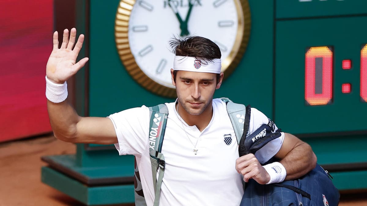 Tomas Etcheverry en el Masters 1000 de Madrid. Foto: EFE