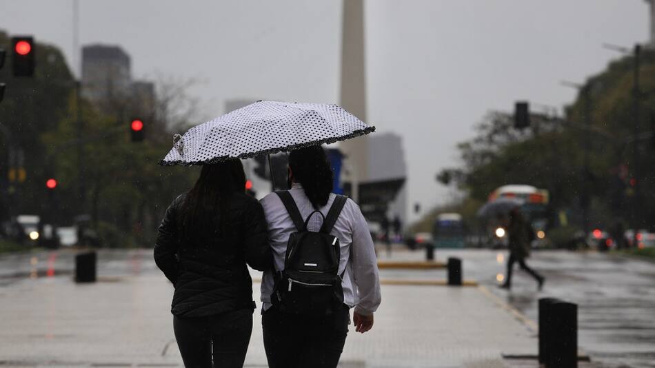 Alerta amarilla; lluvias; tormentas. Foto: NA.