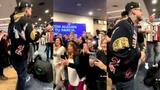 Viral: Ulises Bueno sorprendió con un show improvisado en un aeropuerto tras la demora de su vuelo