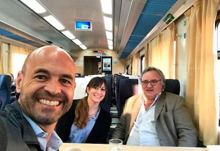 Tren en Mar del Plata - Twitter