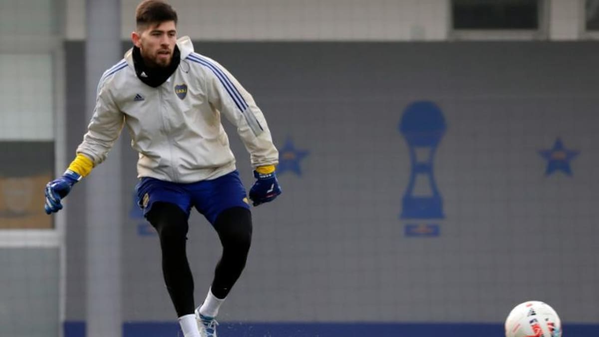 Agustín Rossi, arquero de Boca. Foto: NA.
