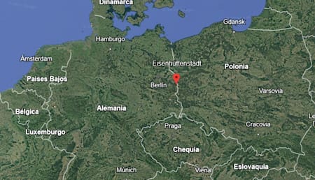 Mapa de Alemania. Foto: Google Earth.