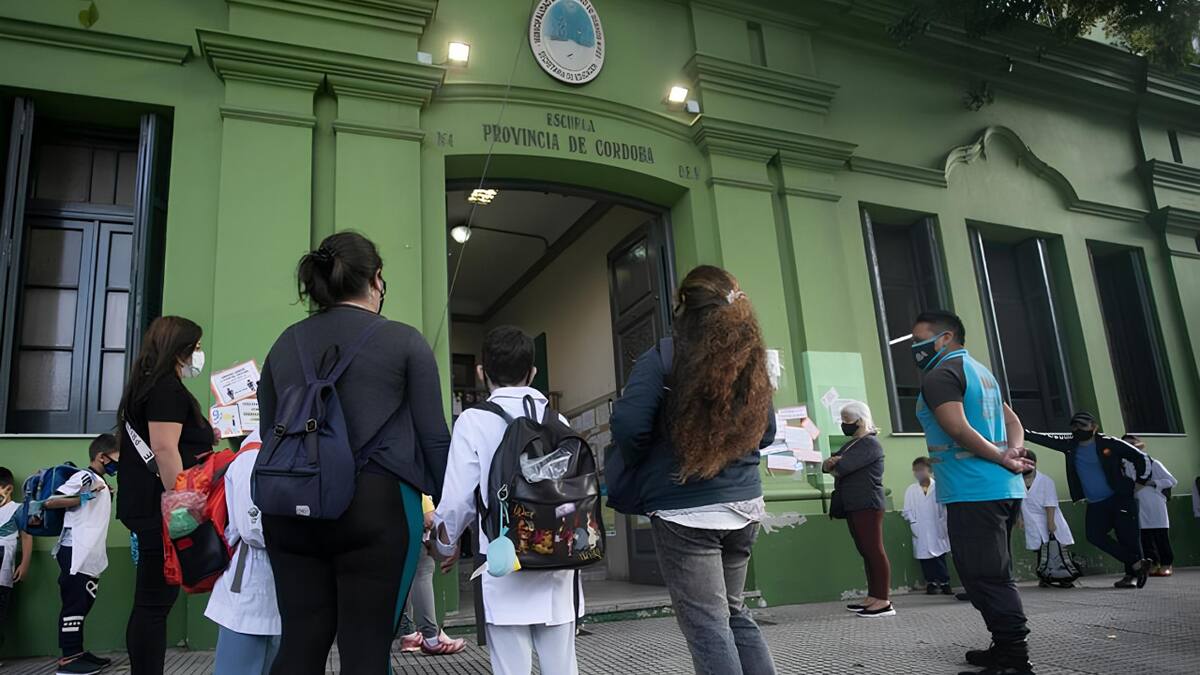 Vuelta a las clases tras las vacaciones de invierno. Foto: NA.
