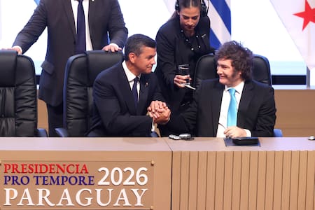 Javier Milei en la firma de acuerdo entre Mercosur y Unión Europea.