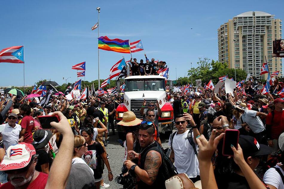 Protestas en Puerto Rico contra la homofobia, marcha, Ricky Martin, Residente,Reuters