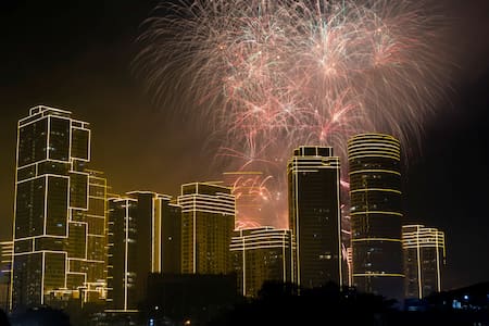 Año Nuevo en Filipinas. Foto: Reuters.