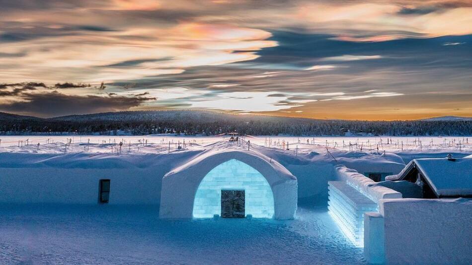 Hotel de hielo. Foto: @icehotelsweden