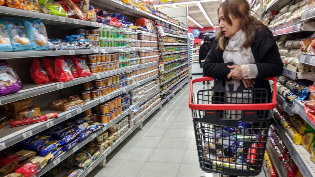 Supermercado, canasta básica de alimentos, consumo, inflación, Foto NA