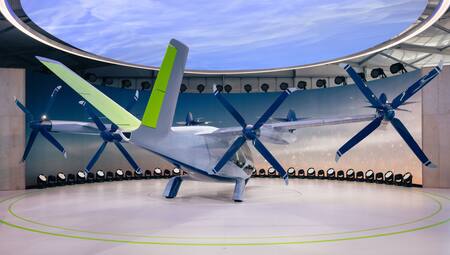 El taxi aéreo. Foto: X @HMGnewsroom