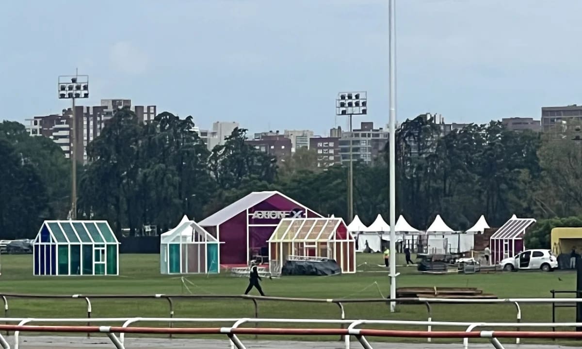 Lugar donde se lleva a cabo el Lollapalooza en Argentina. Foto: NA.