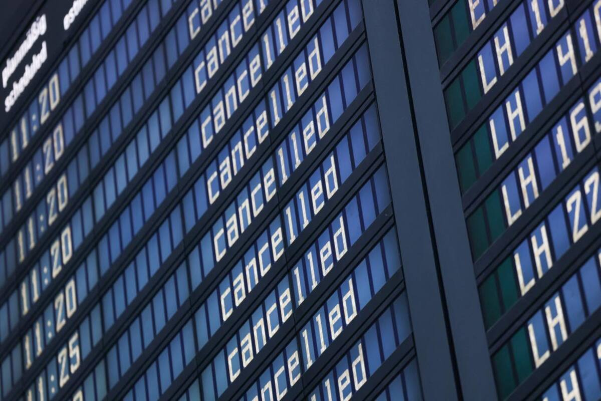Vuelos cancelados en Alemania. Foto: Reuters.