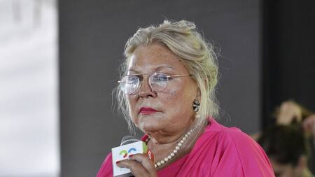 Elisa Carrió, Coalición Cívica. Foto: NA.