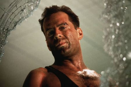Bruce Willis en "Duro de Matar".
