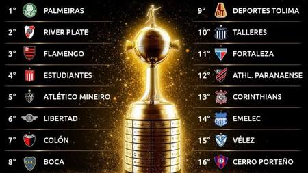 Clasificados a octavos de final de Copa Libertadores. Foto: NA.