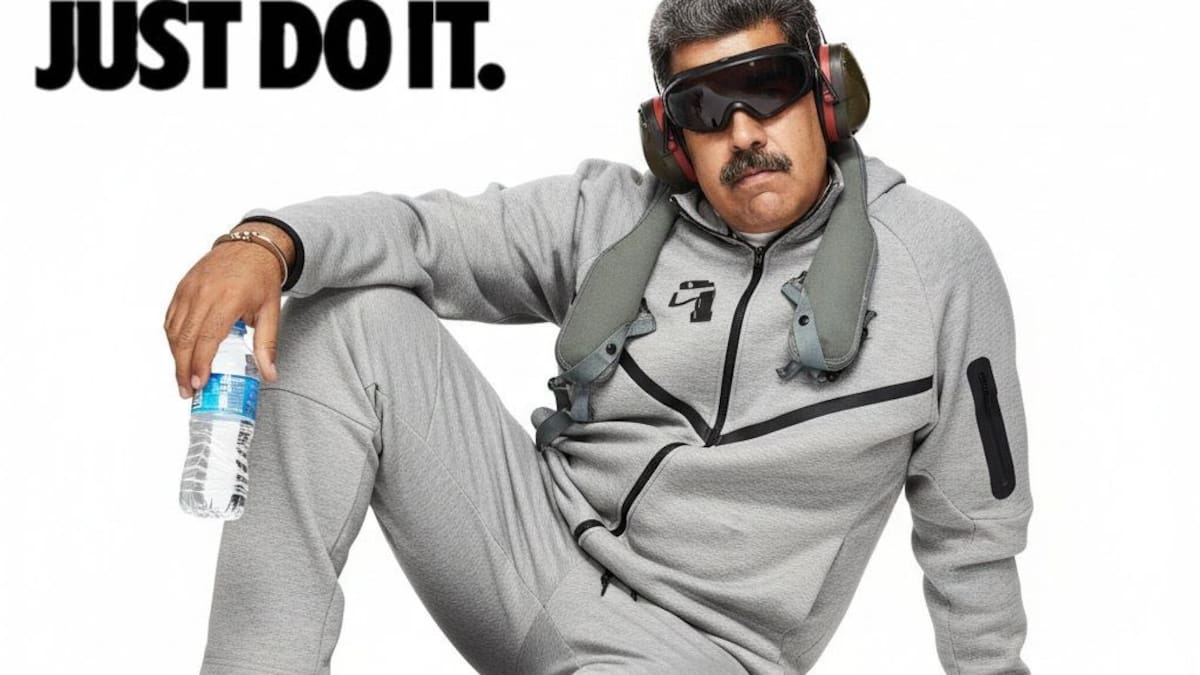 El conjunto Nike de Nicolás Maduro llenó las redes de memes.